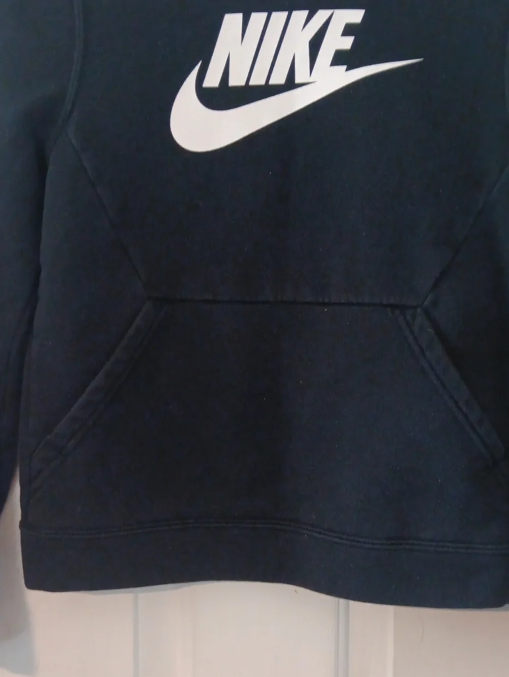 Nike Black Crewneck Sweatshirt with White Swoosh